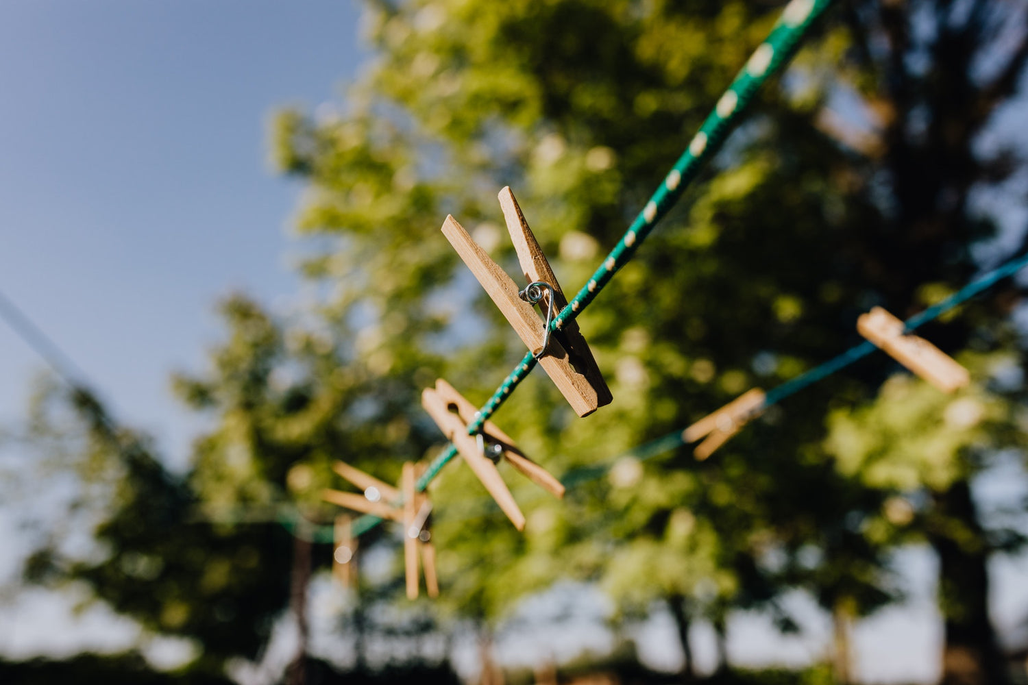 Hang dry your clothes to save energy.