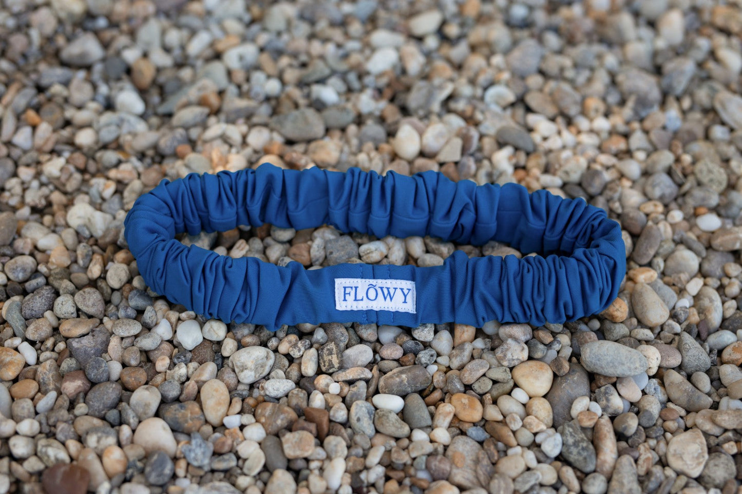 Blue Esther gym headband for women