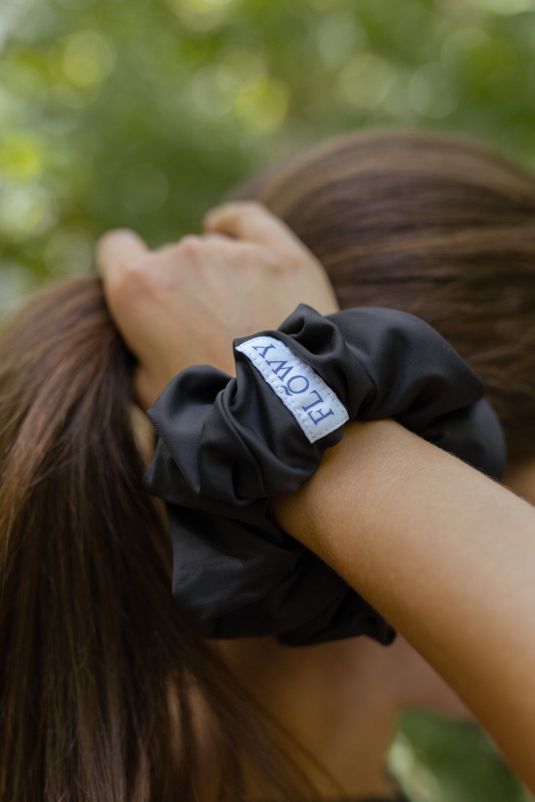 Gray Giselle Scrunchy