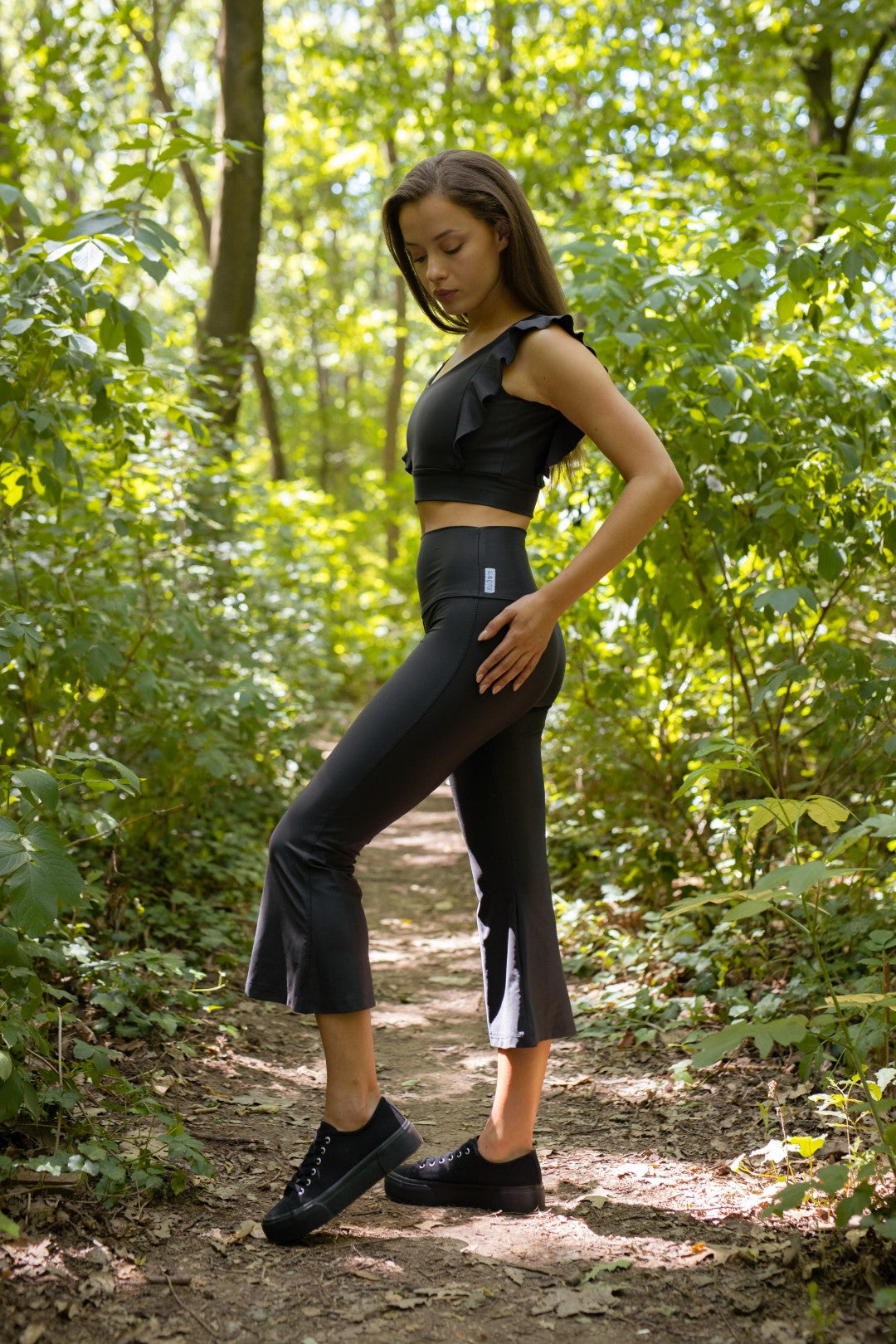 Gray Viola hiking tops