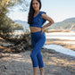 Blue Bori women's activewear capris