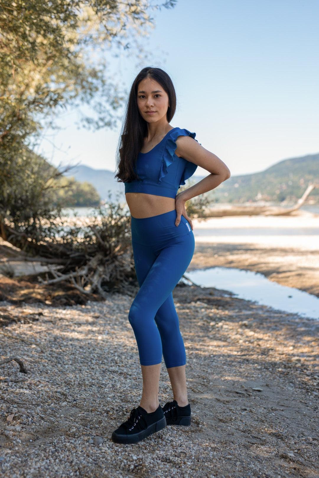 Blue Bori women's activewear capris