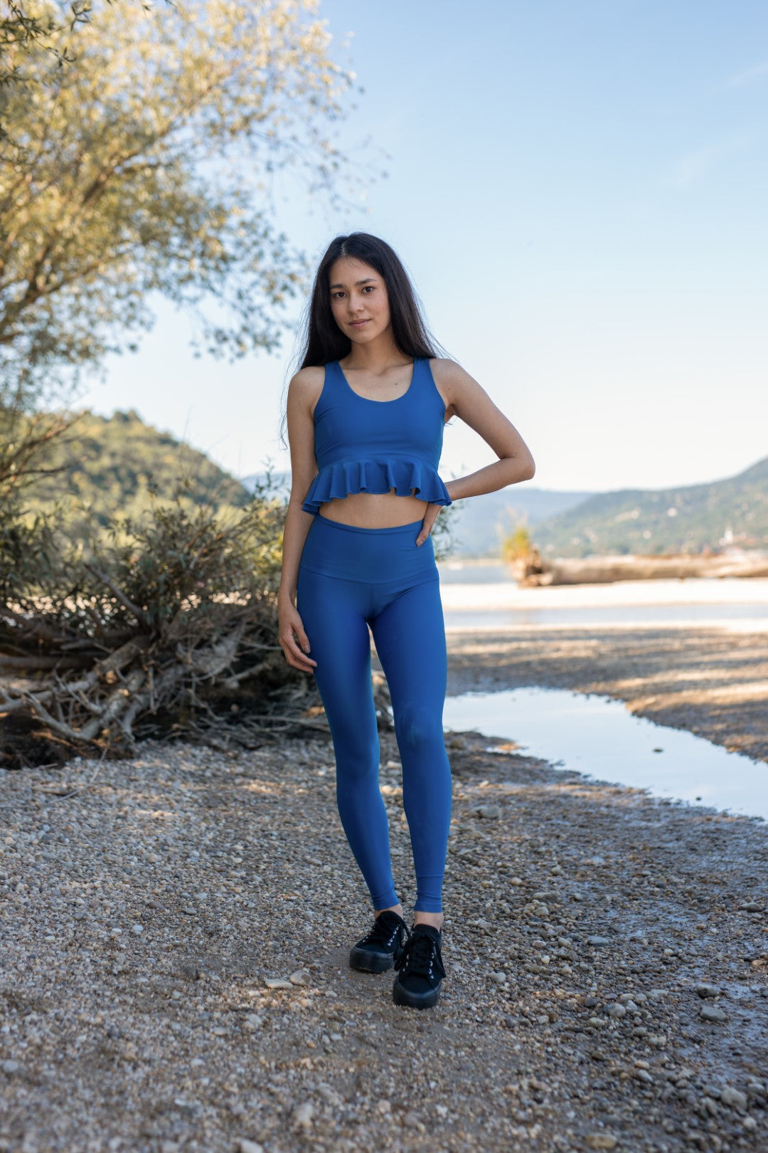 Blue Cornelia Hiking Top