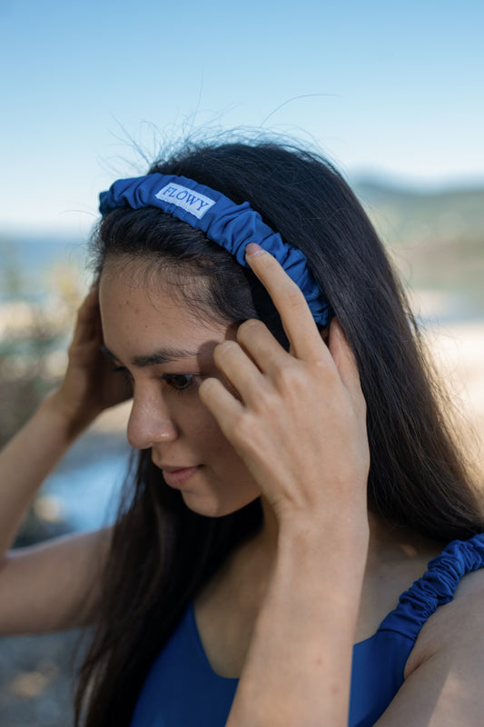 Blue Esther gym headband