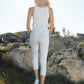 White Bori capri workout pants